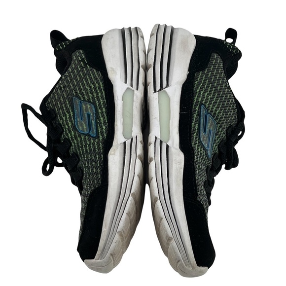 Skechers Black Luminators Light Up Lace Up Sneakers Size 13 Toddler - Picture 5 of 11